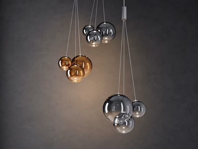 Random Cluster Pendant Lamp by Lodes