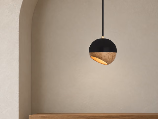 Ray Pendant Lamp — Black, M by Mater