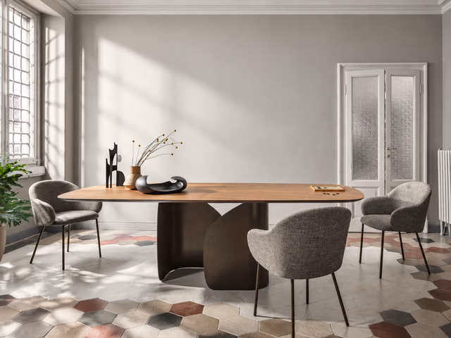 Twins Dining Table CS4153-FS-200 by Calligaris