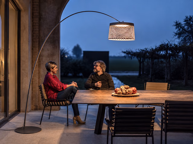 Twiggy Grid Outdoor Floor Lamp by Foscarini