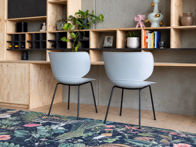 Hana Chairs Un-Upholstered Set of 2 by Moooi