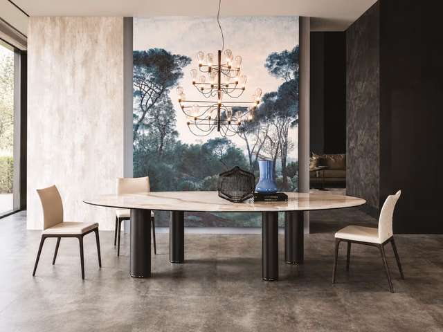 Roll Keramik Dining Table by Cattelan Italia