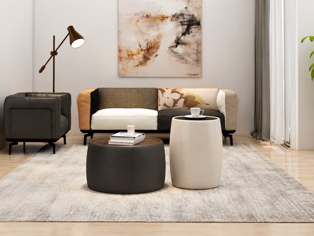 Drum Ottoman by Camerich
