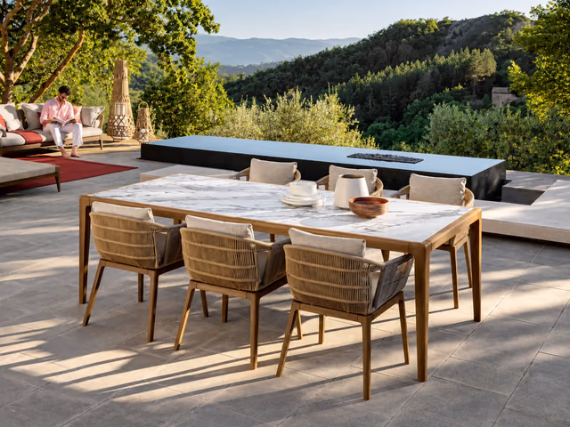 Cruise//Teak Dining Table 320 × 120 by Talenti