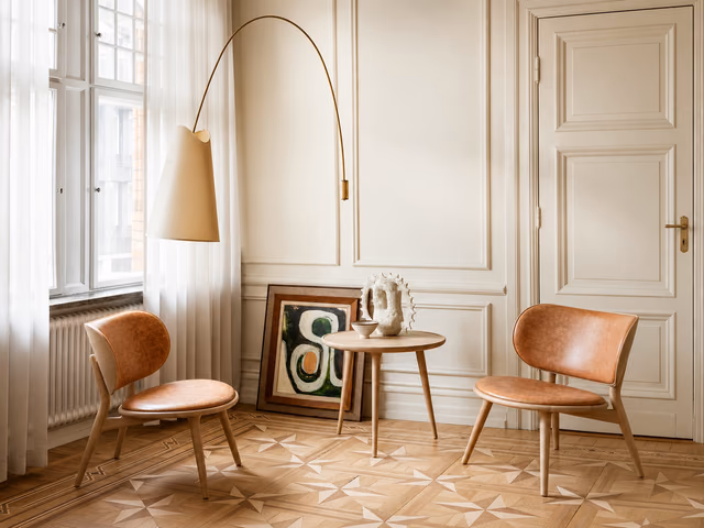 The Lounge Chair — Matt Lacquered Oak by Mater