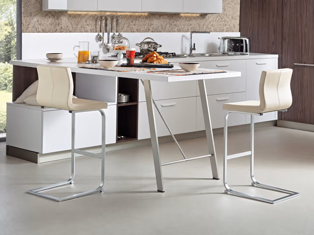 Quadra Fix Stool by Peressini Casa