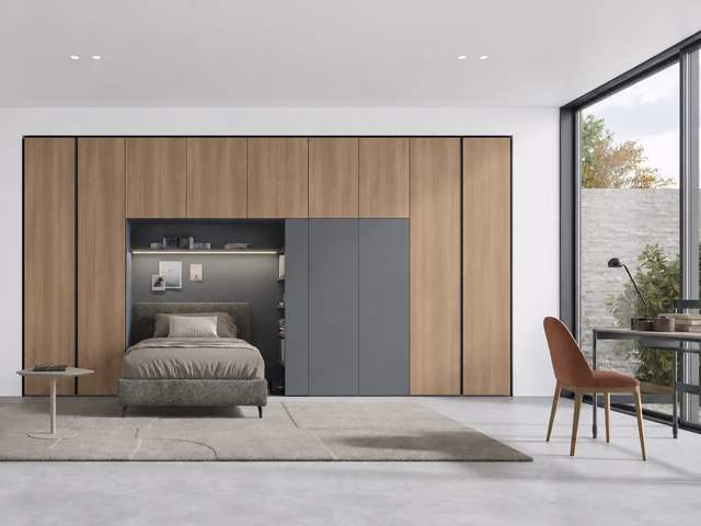 Logica Plus Bridge Wardrobe Unit 10 by Tomasella