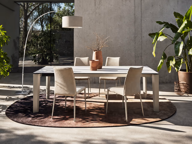 Delta Extendable Dining Table by Calligaris