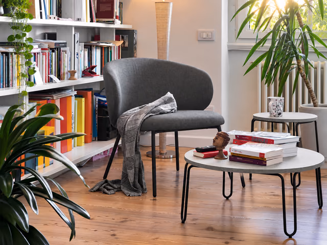 Tuka Armchair, Lounge, Metal Legs by Connubia