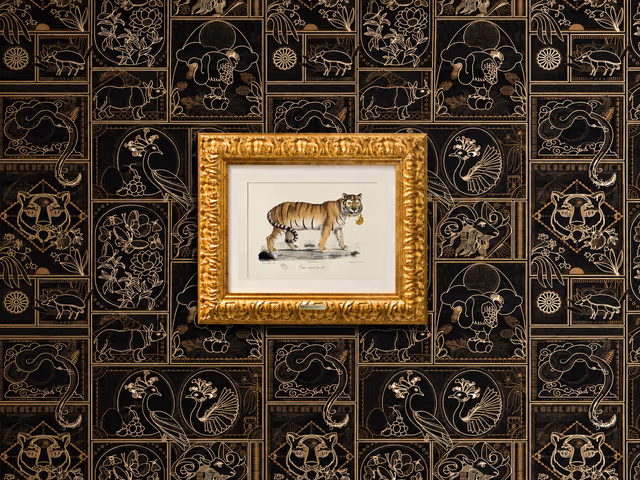 Golden Tiger Wallcovering by Moooi