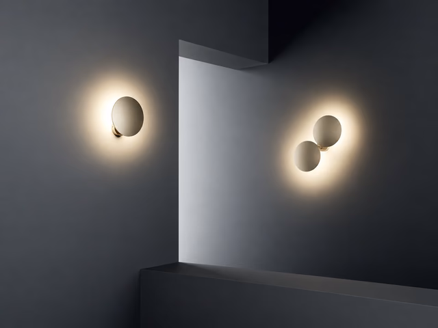 Puzzle Round Wall Lamp by Lodes