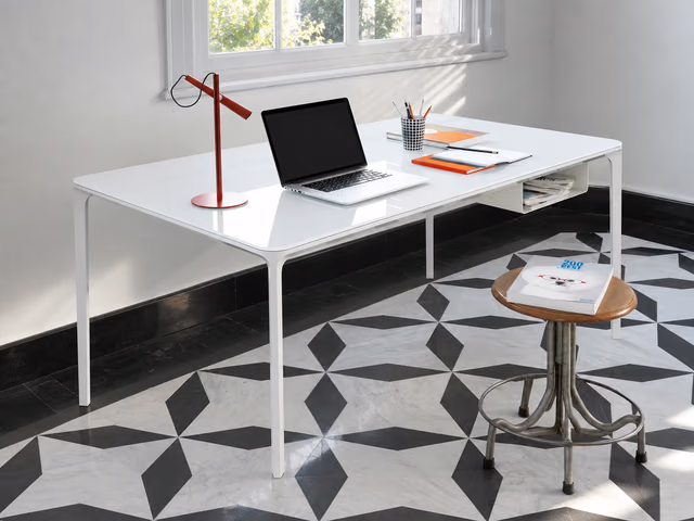 Slim Office Desk by Sovet