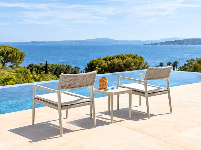 Dolcevita//Alu Side Table by Talenti