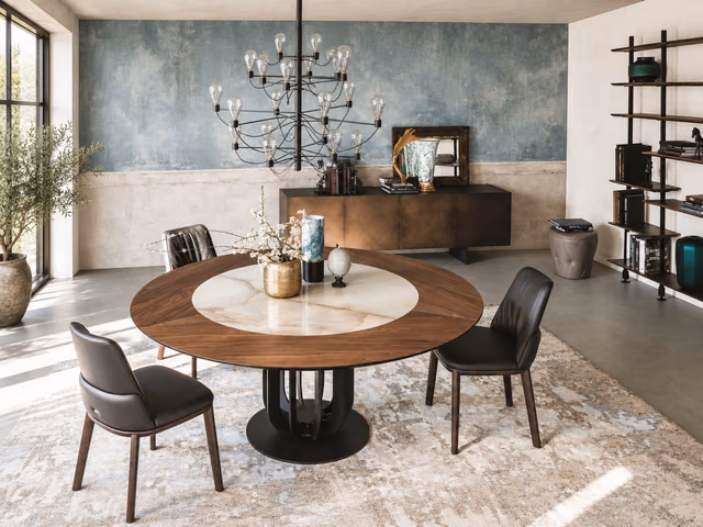 Soho Ker-Wood Dining Table by Cattelan Italia