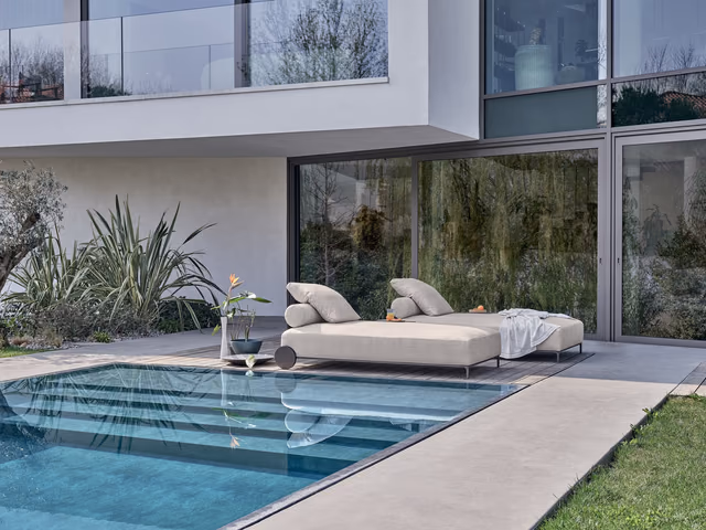 Sanders Air Outdoor Chaise Lounge by Ditre Italia