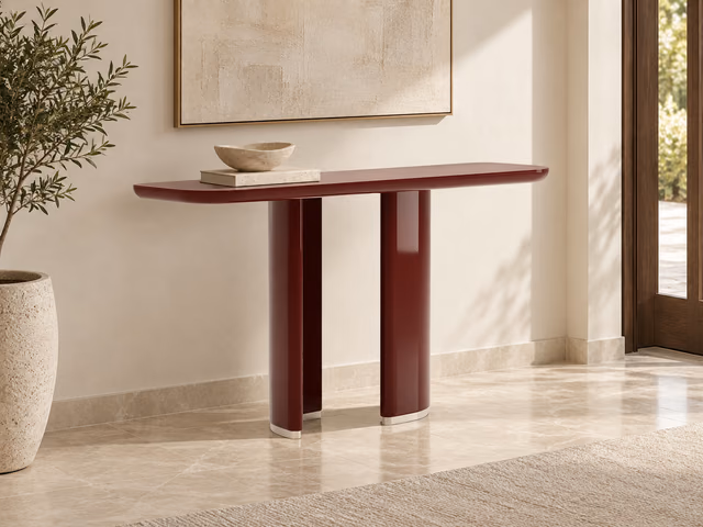 Tobie Console Table - Rouge by Caracole