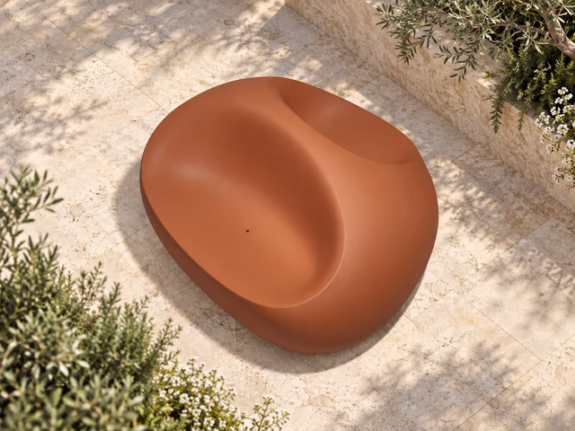 Stone Double Sofa by Vondom