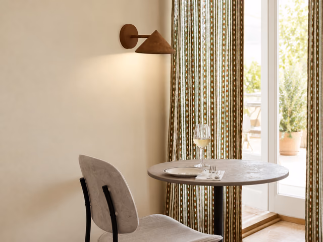 Terra Wall Lamp — Hardwired, Coffee Waste Rust Red by Mater