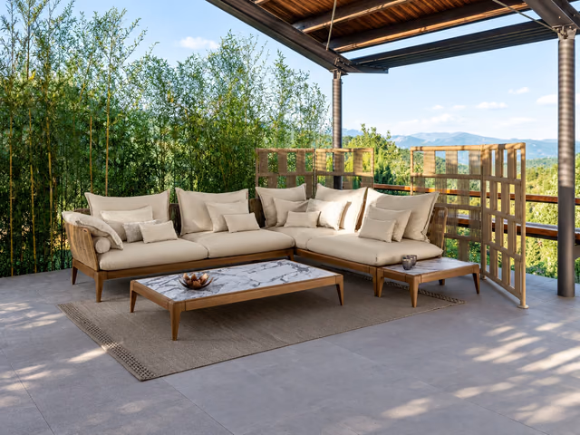 Cruise//Teak Modular Sofa by Talenti