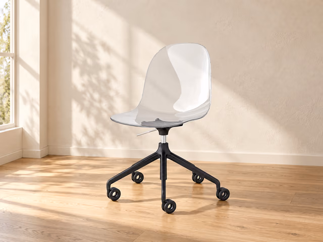 Academy Office Chair, Polycarbonate by Connubia