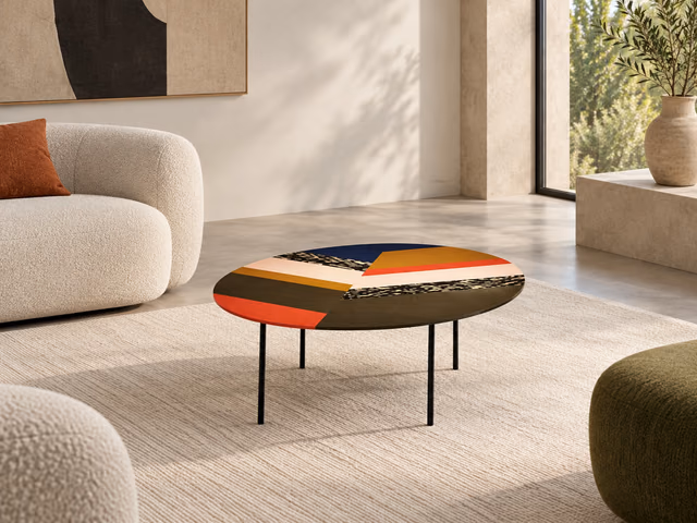 Fishbone Coffee Table by Moroso