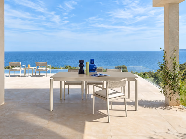 Dolcevita//Alu Extending Dining Table 160/220 by Talenti