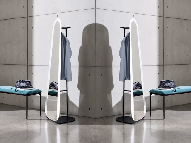 Clessidra Freestanding Mirror by Sovet