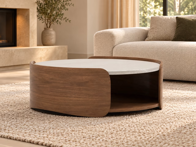 Fleur Open Cocktail Table by Caracole