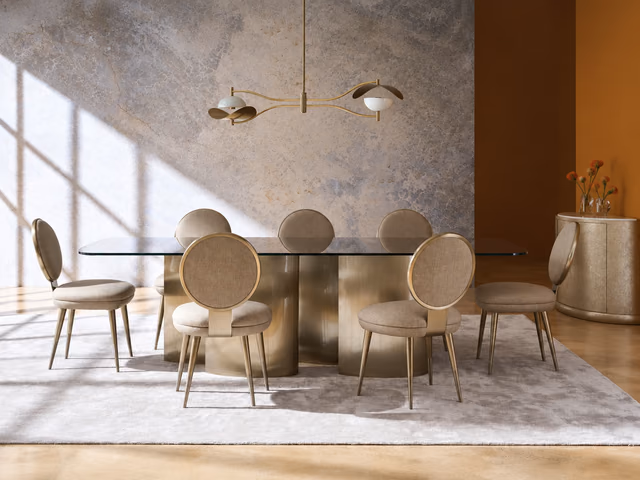 Aphelion Dining Table by Caracole