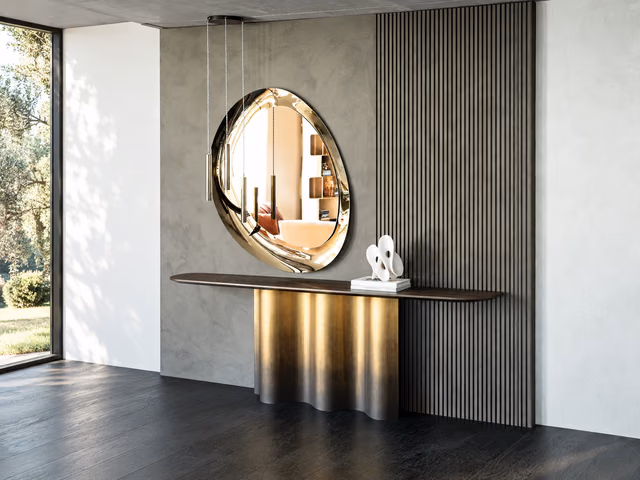 Nettuno Wood Console Table by Cattelan Italia