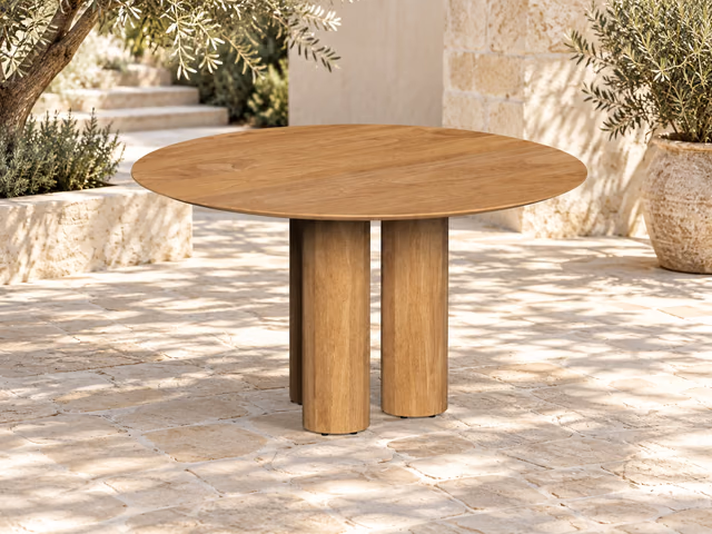 Salinas Accoya Dining Table D 135 by Talenti