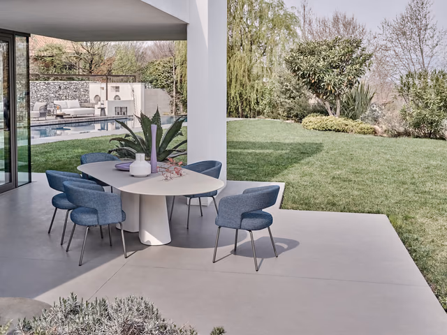 Pillar Outdoor Dining Table by Ditre Italia