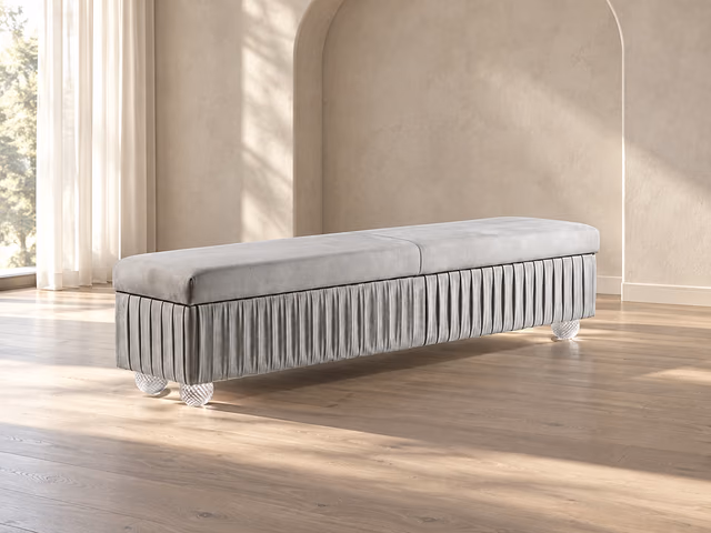 Plissé Panca Storage Bench by Reflex