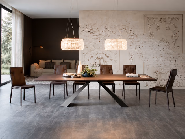 Eliot Wood Dining Table by Cattelan Italia