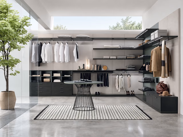 Pratico Walk-In Closet PR104 by Tomasella
