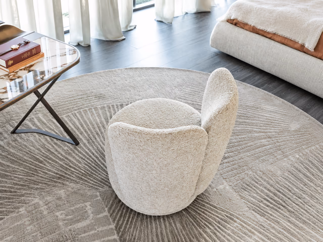 Britney Turn Swivel Armchair by Cattelan Italia