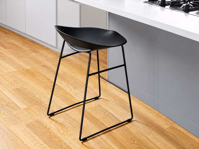 Cosmopolitan Stool, Sled Base by Connubia