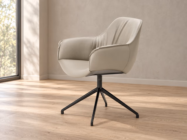 Scarlett Turn Swivel Armchair by Cattelan Italia