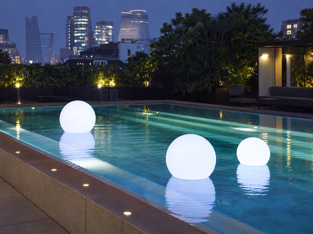Acquaglobo Floating Lamp by Slide