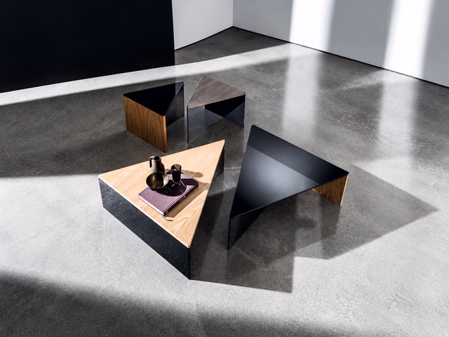 Regolo Triangular Coffee Table by Sovet