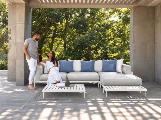 CleoSoft//Alu Modular Sofa by Talenti
