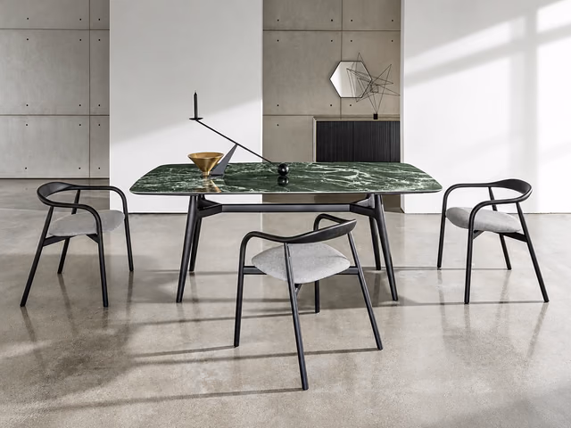 Lewood Shaped Extendable Table by Sovet
