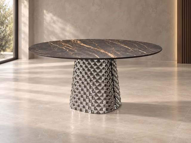 Atrium Keramik Round Dining Table by Cattelan Italia