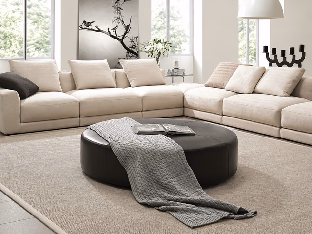 Puck Ottoman by Camerich