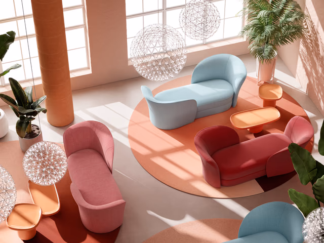 Aldora Vis a Vis Sofa by Moooi