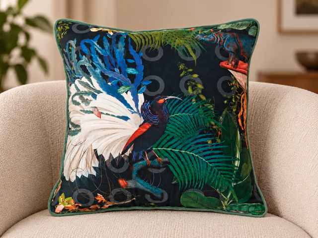 Menagerie of Extinct Animals Pillow Cover by Moooi