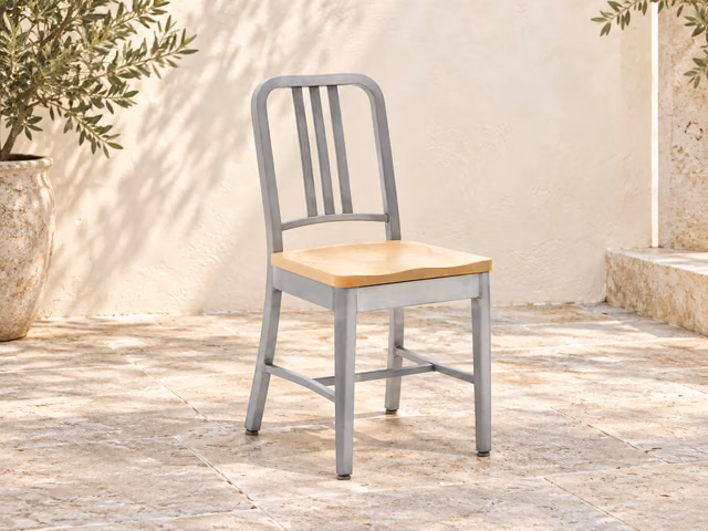 1104 Navy Chair, Accoya by Emeco