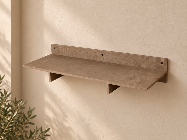 Edge Shelf — Coffee Waste Dark by Mater