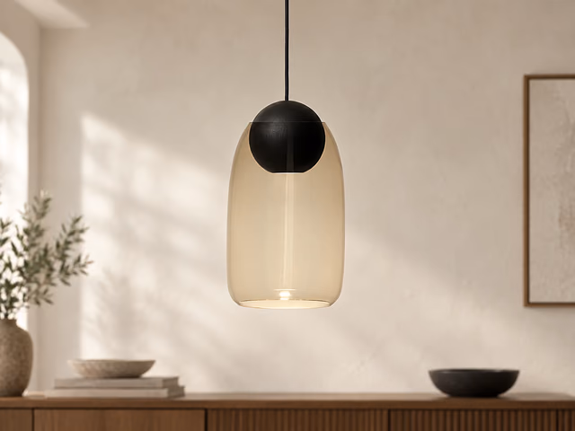 Liuku Pendant Black Ball — Smoke by Mater