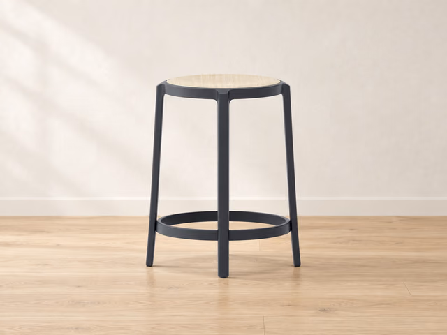 On & On Stool, Plywood Seat by Emeco